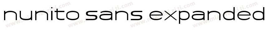 nunito sans expanded字体转换